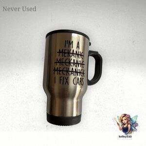 Travel Mug – Stainless Steel – No Tags